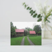 zwei rote Dächer Postkarte (Stehend Vorderseite)
