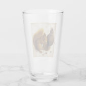 Zwei Rote Eichhörnchen (von Albrecht Dürer) Glas (Rückseite)