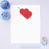 Zwei rote Herzen Flyer (Einzeln)