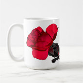 Zwei Rote Rosen Touch in der Mitte Kaffeetasse (Links)