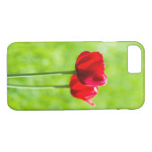 Zwei rote TulpenBlume Case-Mate iPhone Hülle (Rückseite (Horizontal))