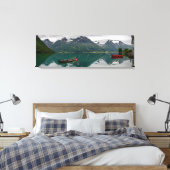 Zwei Ruderboote mit Reflektion in einer Leinwand (Insitu (Schlafzimmer))