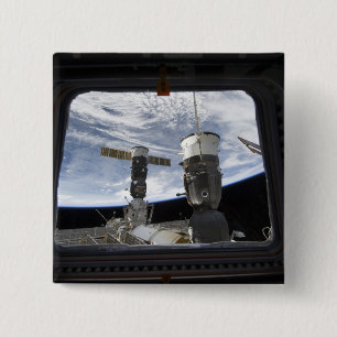 Zwei russische Raumfahrzeuge Button