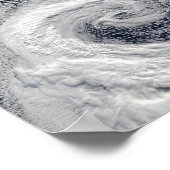 Zwei S-förmige PolarHurrikane Poster (Ecke)