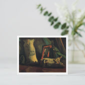 Zwei Säcke und eine Flasche, Van Gogh Fine Art Postkarte (Stehend Vorderseite)