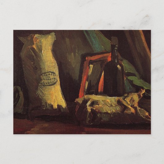 Zwei Säcke und eine Flasche von Vincent van Gogh Postkarte (Vorderseite)