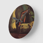 Zwei Säcke und eine Flasche von Vincent van Gogh Runde Wanduhr (Winkel)