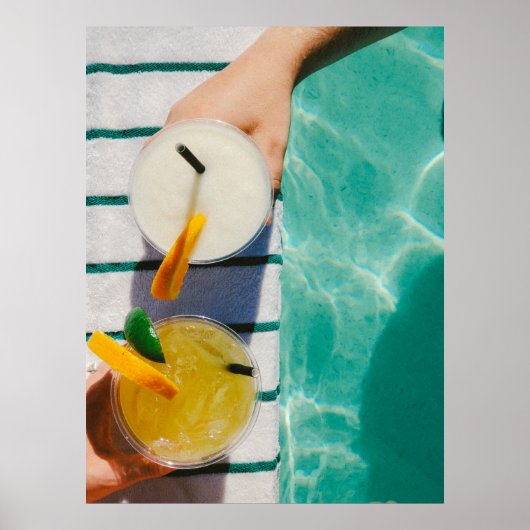 Zwei Saftbecher Poster (Vorne)