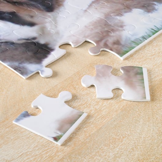Zwei Saint Bernards Puzzle (Seite)
