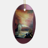 ZWEI SAINT JOHN UND FALLEN ANGEL KERAMIKORNAMENT (Rechts)