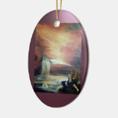 ZWEI SAINT JOHN UND FALLEN ANGEL KERAMIKORNAMENT (Links)