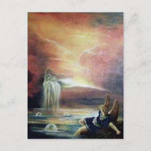 ZWEI SAINT JOHN UND FALLEN ANGEL POSTKARTE