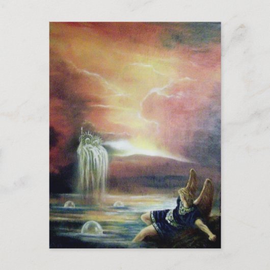 ZWEI SAINT JOHN UND FALLEN ANGEL POSTKARTE (Vorderseite)