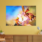 Zwei Sakura Cherry Blume Leinwanddruck (Insitu (Wohnzimmer))