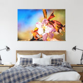 Zwei Sakura Cherry Blume Leinwanddruck (Insitu (Schlafzimmer))