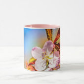 Zwei Sakura Cherry Blume Tasse (Zentrum)