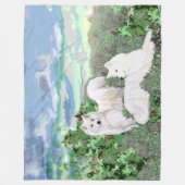 Zwei Sammiedecke Fleecedecke (Vorderseite)