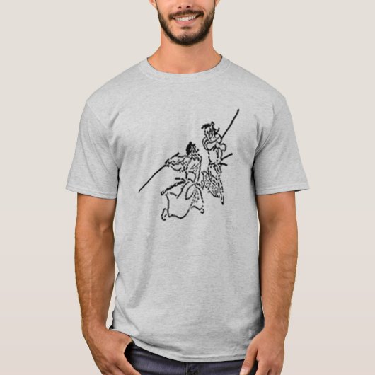 zwei Samurais T-Shirt (Vorderseite)