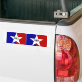 ZWEI San Antonio Flagge Autoaufkleber (Auf Lkw)