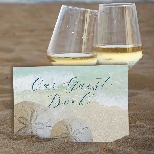 Zwei Sand Dollars Hochzeiten Gästebuch