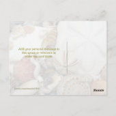 Zwei Sand Dollars leere Postkarte (Rückseite)