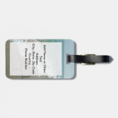 Zwei Sandhörer am Strand Gepäckanhänger (Rückseite horizontal)