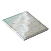 Zwei Sandhörer am Strand Notizblock (angewinkelt)