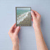 Zwei Sandhörer am Strand, romantischer Ozean Flyer (Gruppe)