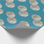 Zwei Sandstreifen in Dollar Geschenkpapier (Ecke)