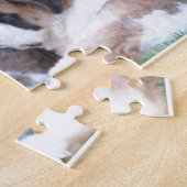 Zwei Sankt Bernhards Puzzle (Seite)