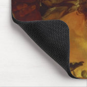 Zwei Satyrs (Öl auf Platte) Mousepad (Ecke)