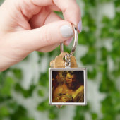 Zwei Satyrs (Öl auf Platte) Schlüsselanhänger (Hand)