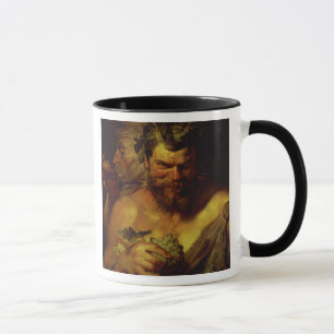 Zwei Satyrs (Öl auf Platte) Tasse