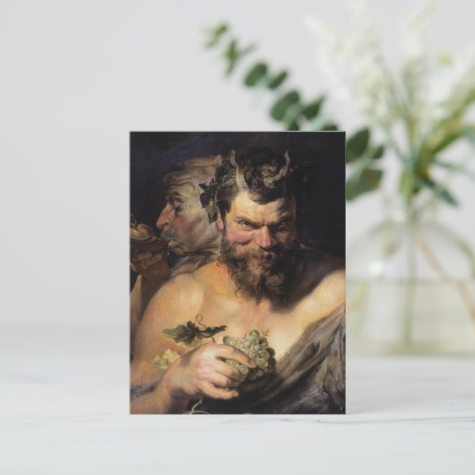 Zwei Satyrs Postkarte (Stehend Vorderseite)