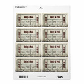 ZWEI Save the Date TICKET zulassen (Vorne)