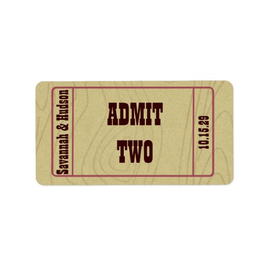 Zwei Save the Date zulassen Adressaufkleber (Vorne)