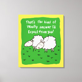 Zwei Schafe im Feld Leinwanddruck