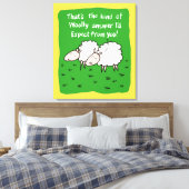 Zwei Schafe im Feld Leinwanddruck (Insitu (Schlafzimmer))