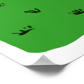 Zwei Schafe im Feld Poster (Ecke)