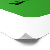 Zwei Schafe im Feld Poster (Ecke)