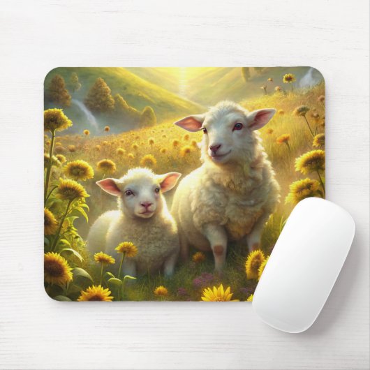 Zwei Schafe Mousepad (Mit Mouse)