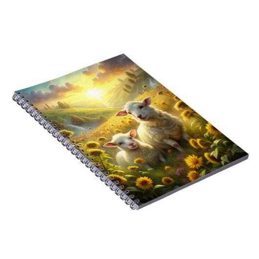 Zwei Schafe Notizblock (Rechte Seite)