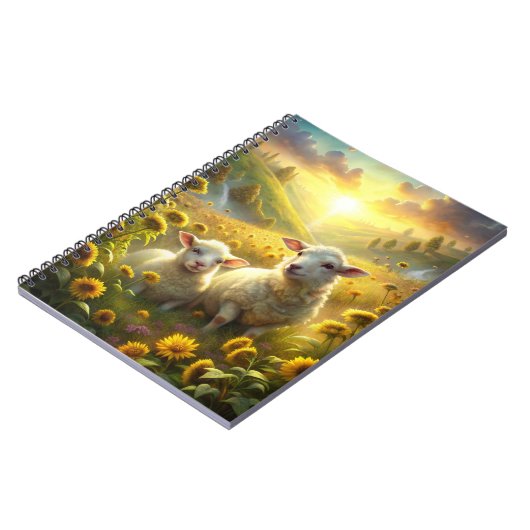 Zwei Schafe Notizblock (Linke Seite)