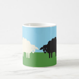 Zwei-Schafe-Tasse Kaffeetasse