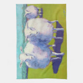 Zwei Schafe vor Ort Handtuch (Vertikal)