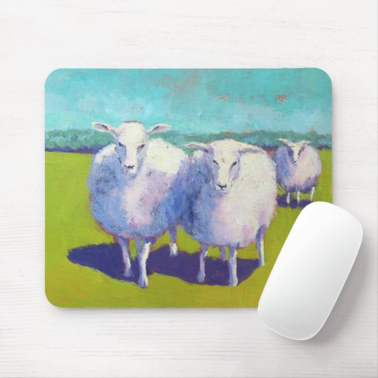 Zwei Schafe vor Ort Mousepad (Mit Mouse)