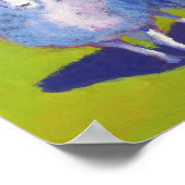 Zwei Schafe vor Ort Poster (Ecke)