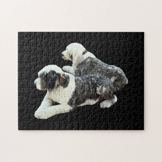 Zwei Schafhunde Puzzle (Horizontal)