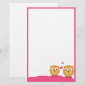 Zwei Schalen in Liebe Briefpapier (Vorne/Hinten)