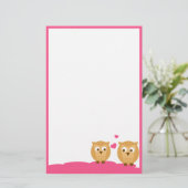 Zwei Schalen in Liebe Briefpapier (Stehend Vorderseite)
